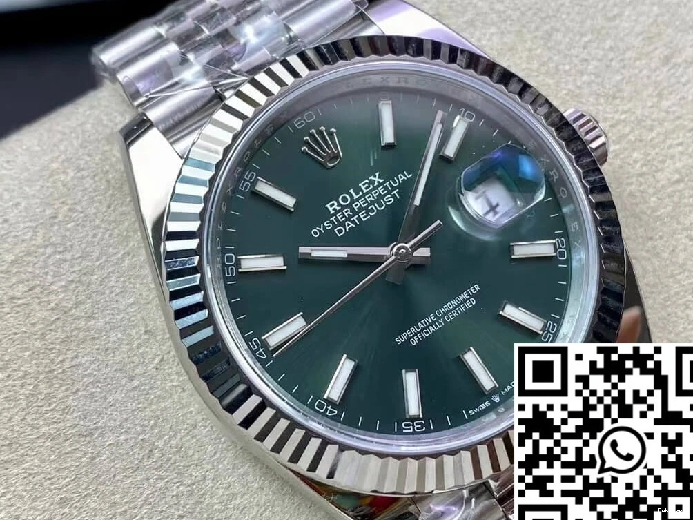 Rolex M126334-0027 Clean Dial Green Mint Factory Datejust 0601